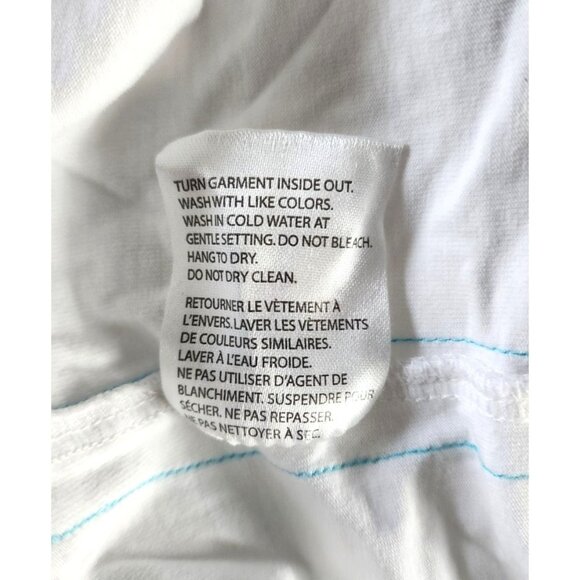 Project Raw Large White Designer Polo Shirt With Graphic Print & Button-Up - Picture 7 of 10